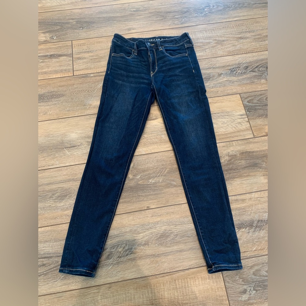 American Eagle Ne(x)t Level Stretch Dark Blue Skinny Jeans